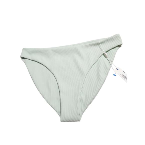 NWT Citrine Raglan Large Seafoam Green Ribbed Bikini Bottom‎ - Picture 2 of 6
